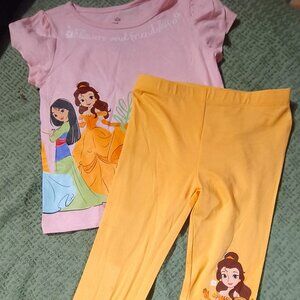 NWOT Disney Princess 2pc outfit